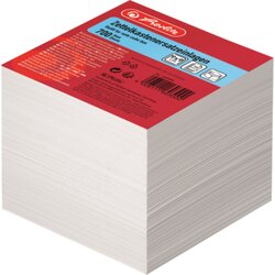 Herlitz 1603000 Zettelboxeinlage 9x9cm 80g weiß 700Bl.