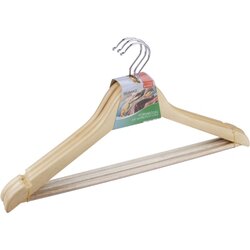 BÜMAG 8617/3 Bümag Kleiderbügel Holz 3St