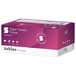 Satino by WEPA 276640 Papierhandtuch 25x23cm 2lg. V-Falz 3.000 Bl./Pack.