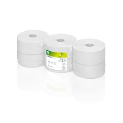 Satino by WEPA 317130 Toilettenpapier Jumborolle 2lg hw 380m 6 St./Pa