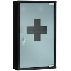 FIRST AID ONLY P-10202 00 Erste Hilfe Schrank 30x50x12cm o Inhalt sw