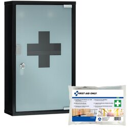 FIRST AID ONLY P-10202-13169 Erste Hilfe Schrank 30x50x12cmDIN13169 sw