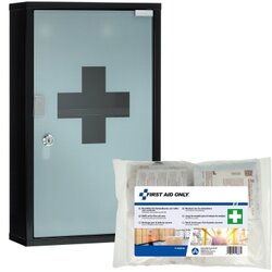FIRST AID ONLY P-10202-13157 Erste Hilfe Schrank 30x50x12cmDIN13157 sw