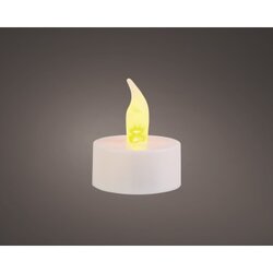 LUMINEO 482264 Teelicht LED Plastik Indoor Batterie 6St weiß