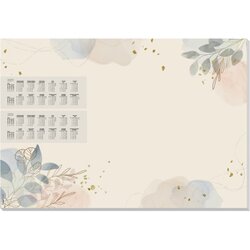 SIGEL HO304 Schreibunterlage 30Bl. Pastel Garden