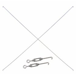 SCHULTE 12690 Kreuzstreben-Set 750/1000 verzinkt