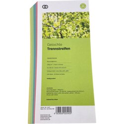 Soennecken 1417 Trennstreifen oeco 10,5x24cm sortiert 100St.