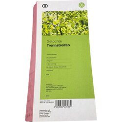 Soennecken 1410 Trennstreifen oeco 10,5x24cm rosa 100St.