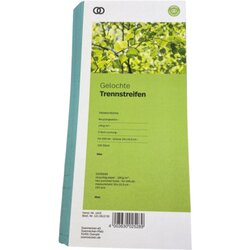 Soennecken 1415 Trennstreifen oeco 10,5x24cm blau 100St.