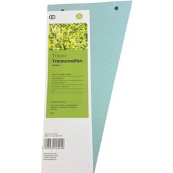 Soennecken 1430 Trennstreifen oeco 12,5/6,5x24cm blau 100St.