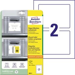 Avery Zweckform 8002-5 Trägeretiketten 160x120mm 10St.