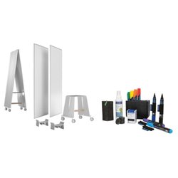 magnetoplan® 12412292 Whiteboard-Bundle Small 