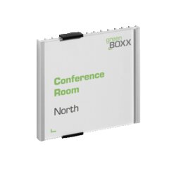 DURABLE 480223 Türschild INFO SIGN 149x148,5mm metallic silber