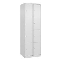 C+P 080000204S10012 Schließfachschr Classic PLUS 2x4F 1850x600x500 ws/ws