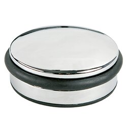 ALCO 2850 Türstopper 10x4cm 1000g Metall/Gummi chrom