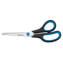 Westcott E-30283 00 Schere Easy Grip 20cm Stahl schwarz/blau