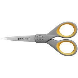 Westcott E-30450 00 Schere Titanium Super 13cm gelb/grau