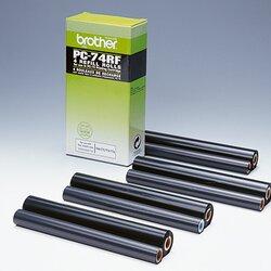 Brother PC74RF Thermotransferrolle schwarz 4 St./Pack.