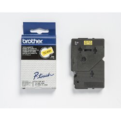 Brother TC691 Schriftbandkassette 9mmx7,7m laminiert sw auf ge
