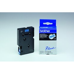 Brother TC501 Schriftbandkassette 12mmx7,7m sw aufBl