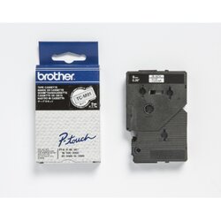 Brother TCM91 Schriftbandkassette 9mmx7,7m laminiert sw auf fl