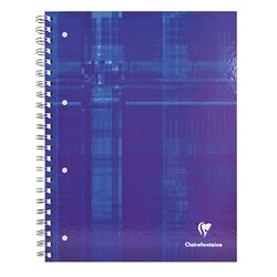Clairefontaine 82123C Spiralnotizblock DIN A4 90g 80Bl. kar weiß