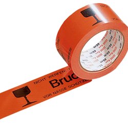 Neutralware 164222230 Signalklebeband  Bruchgefahr 50mmx66m