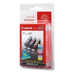 Canon 2934B015 Tintenpatrone CLI521 c/m/y 3St.