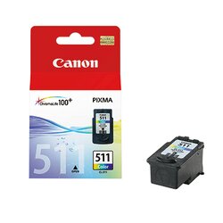 Canon 2972B001 Tintenpatrone CL-511 244Seiten 9ml c/m/y
