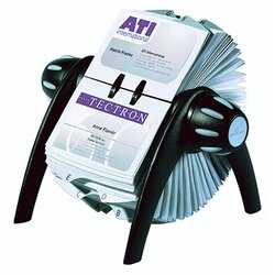 DURABLE 241701 Rollkartei VISIFIX FLIP Kunststoff schwarz