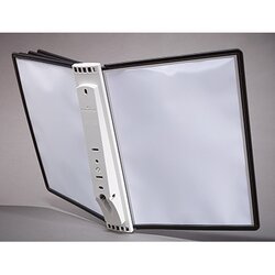 DURABLE 581001 Sichttafelsystem SHERPA wall 5 5tlg sw