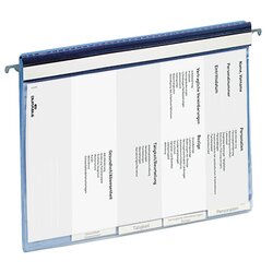 DURABLE 255406 Personalhefter DIN A4 5fach Unterteilung blau