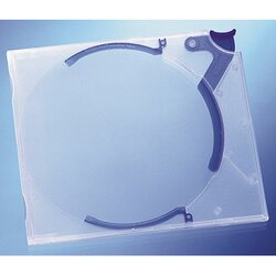 DURABLE 528806 CD/DVD Hülle QUICKFLIP STANDARD bl/tr 10 St./Pack.