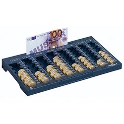 DURABLE 178058 Geldzählbrett EUROBOARD L 32,4x3,4x19cm anthrazit
