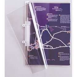 DURABLE 251219 Schnellhefter DIN A4 PVC transparent
