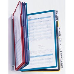 DURABLE 556700 Sichttafelwandhalter VARIO wall 10 DIN A4 sortiert