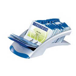 DURABLE 241323 Visitenkartenständer VISIFIX desk metallic-silber