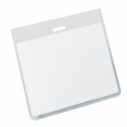 DURABLE 813519 Namensschild 90x60mm Hartfolie tr 20 St./Pack.