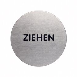 DURABLE 490161 Piktogramm PICTO ZIEHEN metallic silber