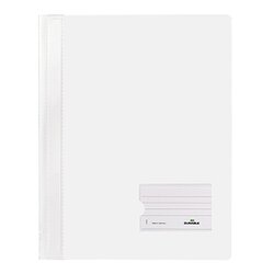DURABLE 268002 Schnellhefter DURALUX DIN A4 Hartfolie weiß