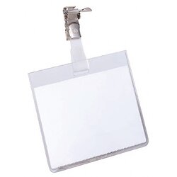 DURABLE 800319 Namensschild 90x60mm Kunststoff tr 25 St./Pack.