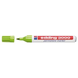 edding 4-3000011 Permanentmarker 3000 1,5-3mm Rundspitze h.gn