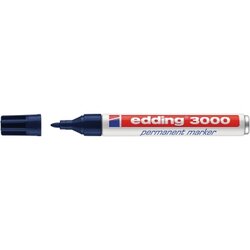 edding 4-3000017 Permanentmarker 3000 1,5-3mm Rundspitze t.bl