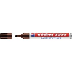 edding 4-3000018 Permanentmarker 3000 1,5-3mm Rundspitze d.br