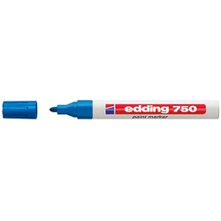 edding 4-750-9-010 Lackmarker 750 2-4mm Rundspitze permanent h.blau