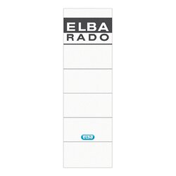ELBA 100551826 Ordneretikett breit/kurz sk weiß 10 St./Pack.