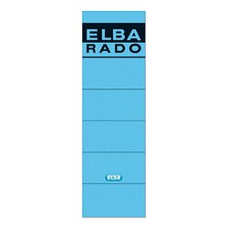 ELBA 100420952 Ordneretikett breit/kurz sk blau 10 St./Pack.