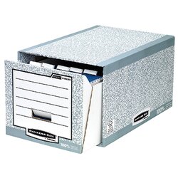 Bankers Box® 01820EU Schubladenarchiv System grau/weiß