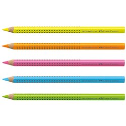 Faber-Castell Trockentextmarker Jumbo GRIP neon
