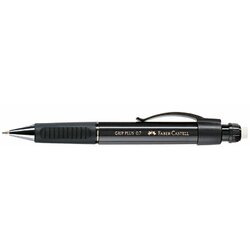 Faber-Castell 130733 Druckbleistift GRIP PLUS 0,7mm metallic-schwarz
